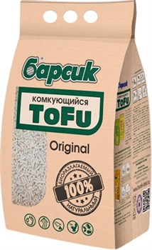 Барсик TOFU Original Наполнитель комкующийся 4,54л - фото 56702