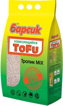 Барсик TOFU Тропик MIX Наполнитель комкующийся 4,54л - фото 56708