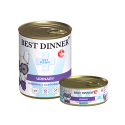 Best Dinner консервы для собак Urinary Exclusive Vet Profi "Индейка с картофелем" - фото 56930