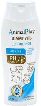 Энимал Плэй Шампунь д/щенков "Без слез" Протеиновый 250мл - фото 57561