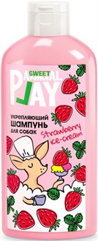 Энимал Плэй Sweet Шампунь д/собак и кошек укрепляющий Клубничное мороженое 300мл - фото 57579