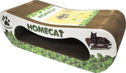 HOMECAT Мятная волна 61х25х20 см когтеточка большая гофрокартон - фото 57761