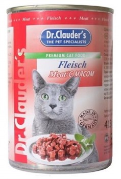 Доктор Клаудер  кон.д/кошек с Мясом 415г - фото 5776