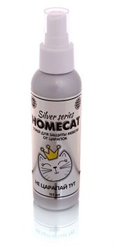 HOMECAT SILVER SERIES НЕ царапай ТУТ 125 мл спрей для защиты мебели от царапок - фото 58069