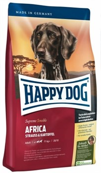HAPPY DOG корм д/собак Африка страус - фото 8400