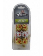 Набор игрушек 6шт. Разноцветные пушистые мышки, 5см (Cat toy 6 silver/golden mice) 240016 - фото 9738