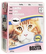 BOZITA Кусочки в соусе для кошек с лососем, Bozita in Sauce with Salmon