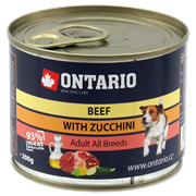 Ontario консервы для собак: говядина и цуккини