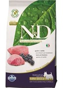 N&D PRIME DOG LAMB AND BLUEBERRY ADULT MINI