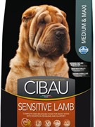 FARMINA Cibau Sensitive Lamb Medium & Maxi Для взрослых собак средних и крупных пород с ягненком