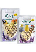 FIORY био-камень для птиц Hearty Big с лавандой в форме сердца 100 г