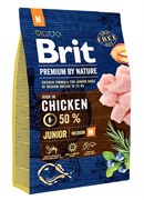 Brit Брит Premium by Nature Junior M д/молодых собак средних пород