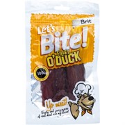 Brit Брит Лакомство д/собак Let's Bite Fillet o'Duck Филе утки, 80г