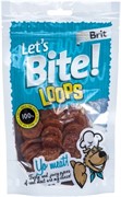 Brit Брит Лакомство д/собак Let's Bite Loops Колечки, 80г