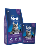 Brit Брит Premium Cat Senior курица и печень д/пожил. кошек