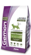 Gemon Cat Sterilised корм для стерилизованных кошек с индейкой