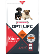 Opti Life (Versele-Laga) Для собак малых пород с чувствительным пищеварением с ягненком и рисом (Opti Life Adult Digestion Mini)