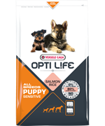 Opti Life (Versele-Laga) Для щенков с чувствительным пищеварением с лососем и рисом (Opti Life Puppy Sensitive All Breeds)