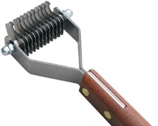 SHOW TECH стриппинг 12 ножей с деревянной ручкой для мягкой шерсти