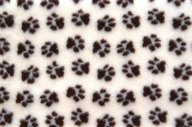 ProFleece коврик меховой 1х1,6 м сливки/шоколад