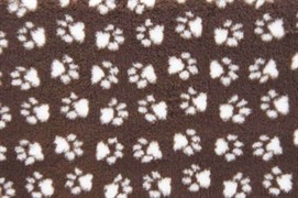 ProFleece коврик меховой 1х1,6 м шоколад/крем
