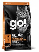 GO!  Беззерновой для Котят и Кошек с Лососем (GO! SKIN + COAT Grain Free Salmon Recipe CF 30/14) 30/14