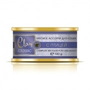 Clan CLASSIC консервы для кошек «Мясное ассорти с птицей»