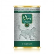 Clan CLASSIC консервы для кошек «Мясное ассорти с языком»