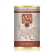 Clan CLASSIC консервы для кошек «Мясное ассорти с говядиной»