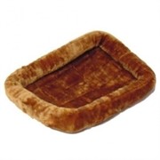 MidWest лежанка Pet Bed меховая 55х33 см коричневая