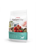 Italian Way беззерновой, для собак, со свежей форелью и черникой, контроль веса и профилактика аллергии, Medium Ideal Weight Trout/Blueberry