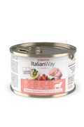 Italian Way консервы безглютеновые для щенков: мясное ассорти с томатами и рисом