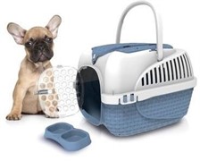 BAMA PET переноска KENNEL TOUR MAXI 59х38х37h см до 12 кг, синяя