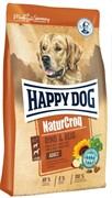 HAPPY DOG корм д/с Натур.крок говядина/рис
