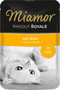 MIAMOR RAGOUT mit Huhn Курица кусочки в желе Пауч  корм для кошек 0,1 кг