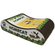 HOMECAT MINI Мятная волна 41х12х10 см когтеточка для котят гофрокартон