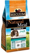 MEGLIUM BREEDERS корм д/собак с чувствительным пищеварением ягненок/рис 20кг