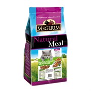 MEGLIUM корм для кошек, говядина/курица/овощи