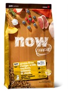 NOW NATURAL HOLISTIC Беззерновой для щенков с индейкой, уткой и овощами, Fresh Puppy Recipe Grain Free