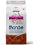 Monge Dog Speciality Extra Small корм для взрослых собак миниатюрных пород ягненок с рисом и картофелем