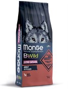 Monge Dog BWild LOW GRAIN низкозерновой корм из мяса оленя для взрослых собак всех пород