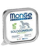 Monge Dog Monoproteico Solo консервы для собак паштет из кролика