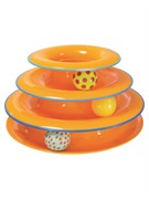 Petstages игрушка для кошек Трек "3 этажа" основание 24 см