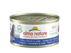 Almo-Nature New Консервы Для Кошек с Тунцом и Моллюсками 75% мяса