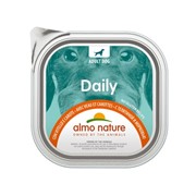 Almo-Nature Консервы для собак Меню с телятиной и морковью  (Daily Menu  with Veal and Carrots) 100 гр