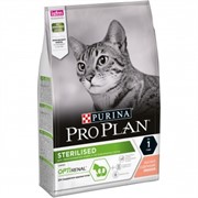 Pro Plan Sterilised для стерилизованных кошек с лососем (10 кг)