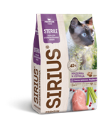 Сухой корм Sirius (Сириус) для стерилизованных кошек и котов