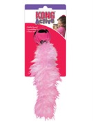 KONG игрушка для кошек "Дикий хвост" 18 см с хвостом из перьев