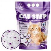 CAT STEP силикагелевый с ароматом лаванды 15,2 л