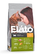 Elato Holistic для кошек для выведения шерсти Курица и Утка